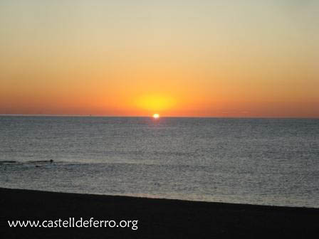 Amanece en el camping Huerta Romero