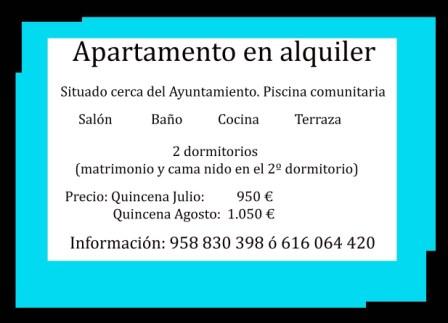 Apartamento en alquiler